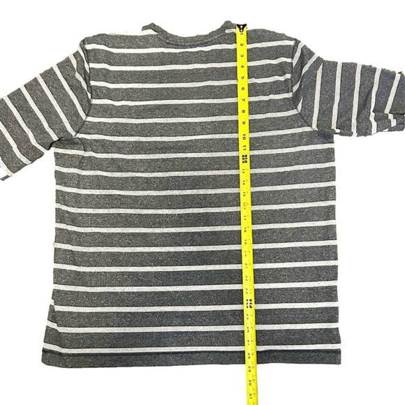 Crew Neck Jersey Preppy Navy Stripes Size XL - Picture 7 of 10